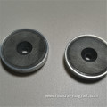 Y30 Sintering ferrite pot shaped magnet with counterborn